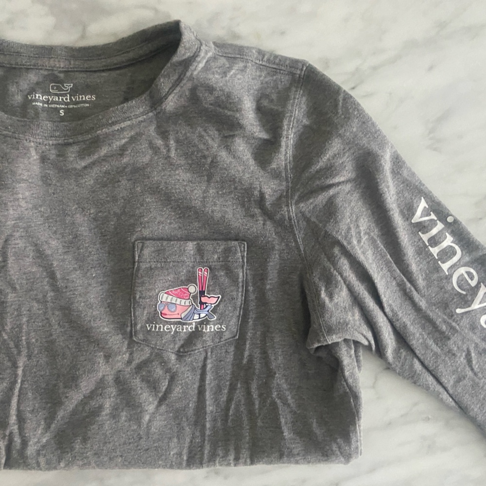 Vineyard Vines Gray Long Sleeve Shirt